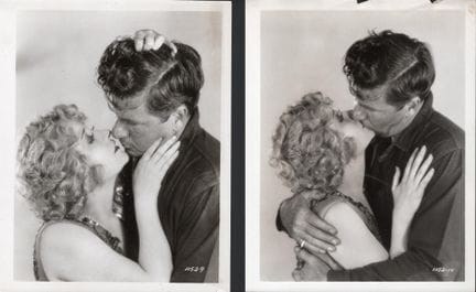 BETTY COMPSON Y GEORGE BANCROFT
Durante el rodaje 