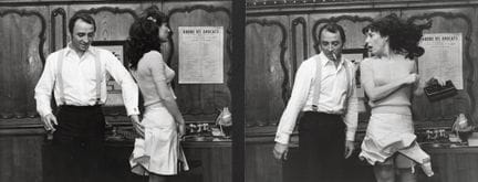 BERNADETTE LAFFONT Y FRANÇOIS TRUFFAUT
La actriz y