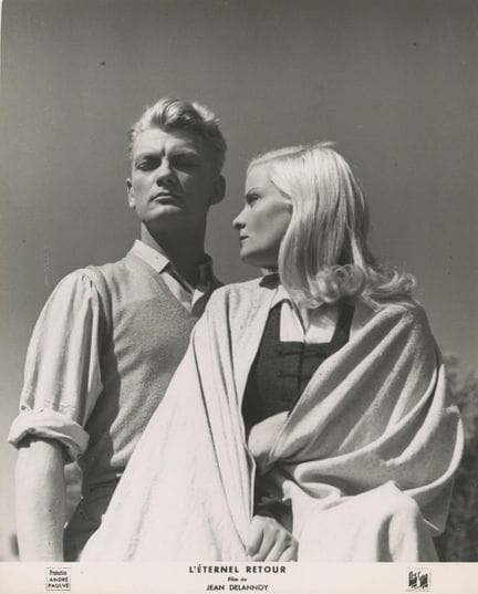 JEAN MARAIS Y MADELEINE SOLOGNE 
Fotografía de Gra