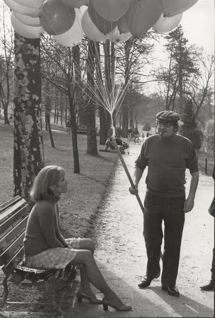 STEPHANE AUDRAN Y CLAUDE CHABROL
Durante el rodaje