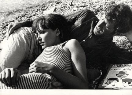 ANNA KARINA Y JEAN-PAUL BELMONDO
Durante el rodaje