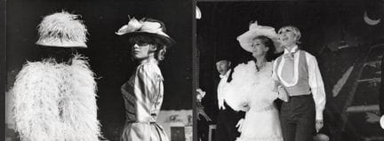 BRIGITTE BARDOT Y JEANNE MOREAU
Durante el rodaje 