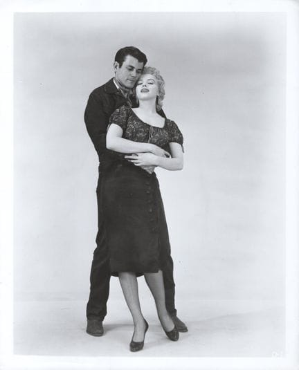 MARILYN MONROE Y DON MURRAY
Durante el rodaje de l
