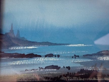 Aquarell „Meeresufer“ SBD D: 9,5 x 13,5 cm