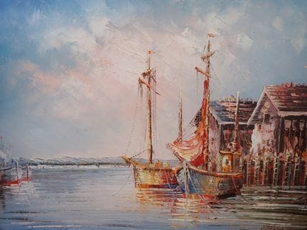 《希钦》，HST SBD海军画作，尺寸：40×50厘米