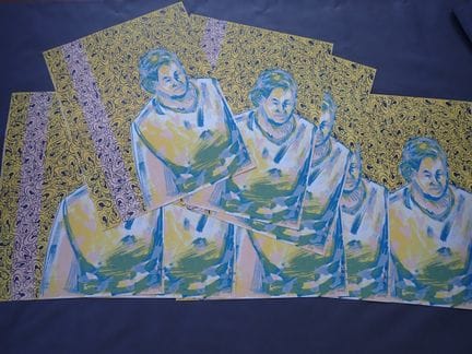 AYMERY, 8er-Set SBD-Lithografien, nummeriert, D: 6