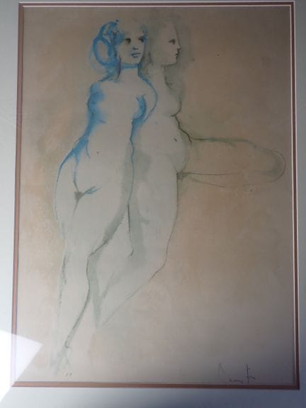 莱奥诺尔·菲尼（1907-1996） 女性裸体画，石版画，艺术家试印版，SBD，61 x 44厘米