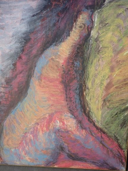 维拉·坎宁安（Vera CUNINGHAM，1897-1955），《女食人魔》，混合媒介，纸本裱于画