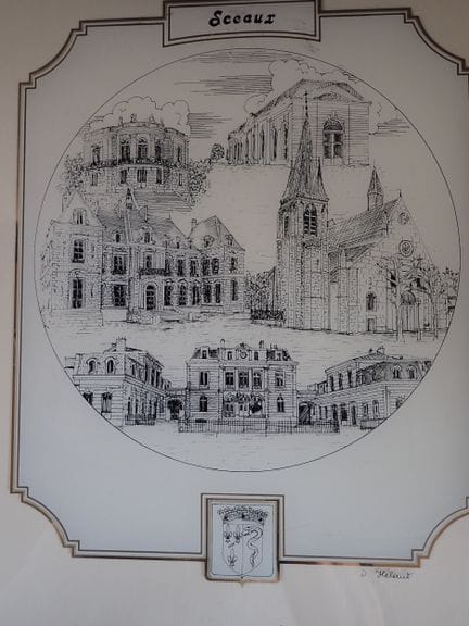 1 由D. HELAUT装裱在“Sceaux”玻璃板下，编号8/50 D：41.5×33.5厘米