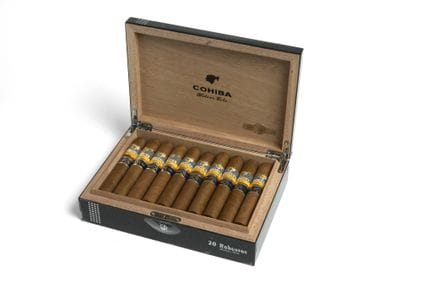 COHIBA ROBUSTOS RESERVA COSECHA 2014
20支雪茄（黑色漆面雪茄盒