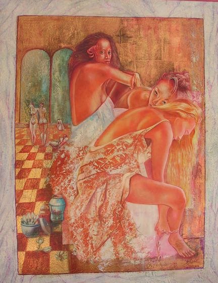 LEDOUX Gisele

«Toilette matinale». Óleo sobre lie