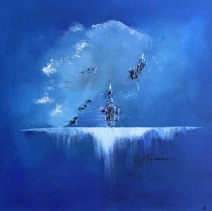 雷纳尔-德尔科尔-伊莎贝尔

"Au loin" 布面丙烯 80 x 80 厘米，已签名。

欧洲共
