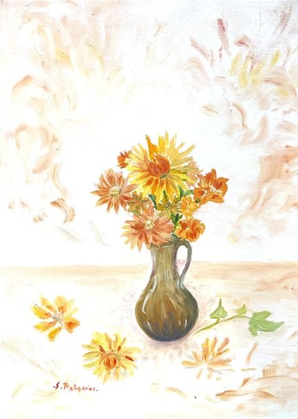 PALACIOS-DUPONT Solange

«Ramo de otoño». Óleo sob
