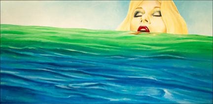 STOCCO 

《海边的吻》 丙烯画，120 x 60 厘米

该拍品位于比利时，并将从该国寄出。