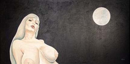 STOCCO 

《月色如画》 丙烯画 160 x 80 厘米 

该拍品位于比利时，并将从该国寄出