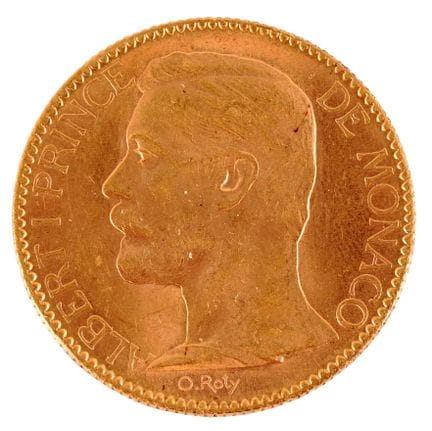 [Numismatik] Monaco: Albert, Fürst von Monaco, 190