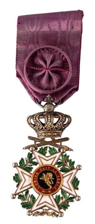 [Belgio] Ordine di Leopoldo, titolo militare. Meda