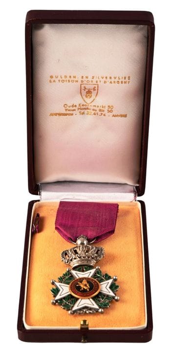 [Belgique] Ordre de Léopold. Médaille d'officier u