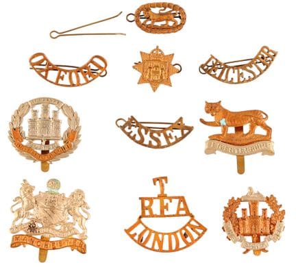 [England] 10er-Set Metall-Ansteckpins: Manchester,