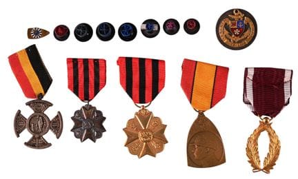 [Belgio] Set composto da 5 medaglie civiche belghe