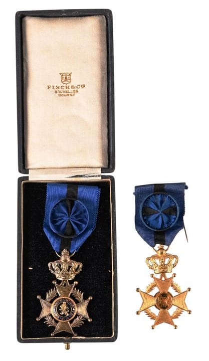 [Belgique] Ensemble de l'ordre de Léopold II compr