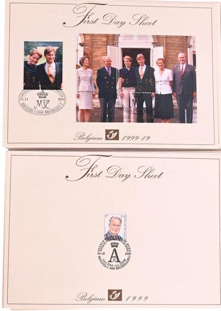 Collezione di circa 183 "First Day Sheets" delle p