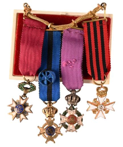 [Belgio] Quattro medaglie minori degli ordini nazi