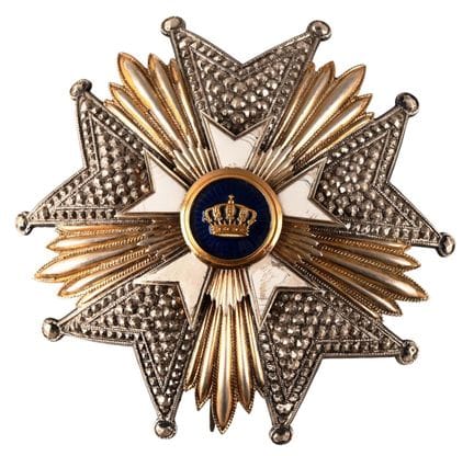 [Belgio] Ordine della Corona. Distintivo di Grande
