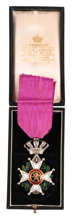 [Belgique] Ordre de Léopold. Médaille de chevalier