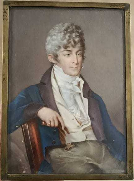 Ecole française du début du XIXe siècle
Portrait d