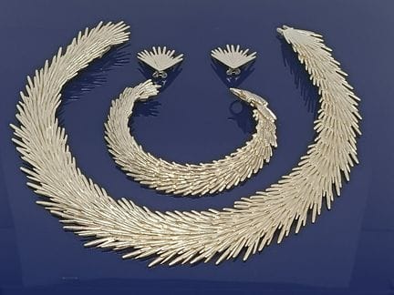 CHRISTOFLE
Parure en argent 925‰ composée d'un col