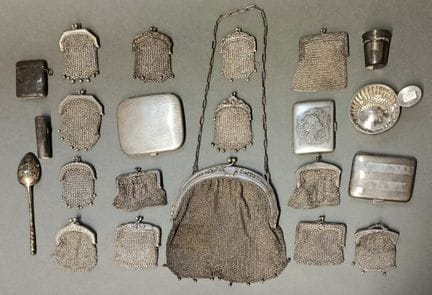 Ensemble d'objets divers en argent 1er titre (950‰
