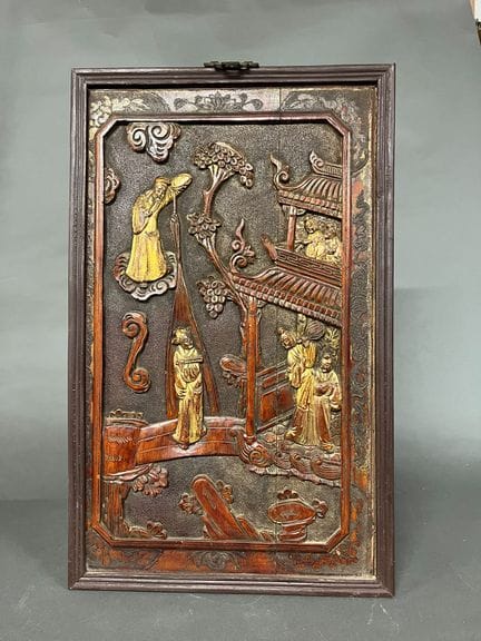 Vietnam, inizio del XX secolo.
Pannello in legno i