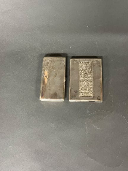 Ensemble de deux boites en argent minimum 800‰ com