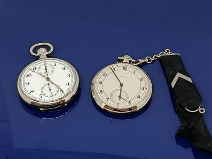Deux montres de gousset en acier? l'une de marque 