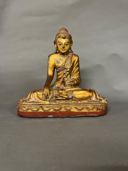 MYANMAR, MANDALAY, 20. Jahrhundert.
Lackierte und 