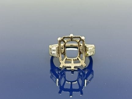 VAN CLEEF  ARPELS
Monture de bague en platine 950‰