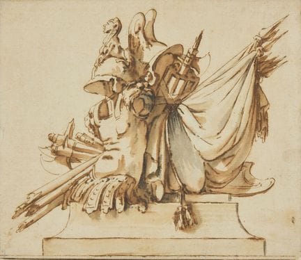 Französische Schule um 1800
Die Attribute der Küns