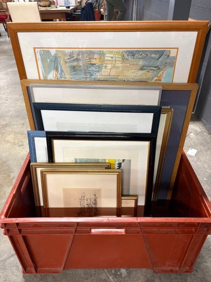 Sammlung gerahmter Drucke und Bilder, bestehend au