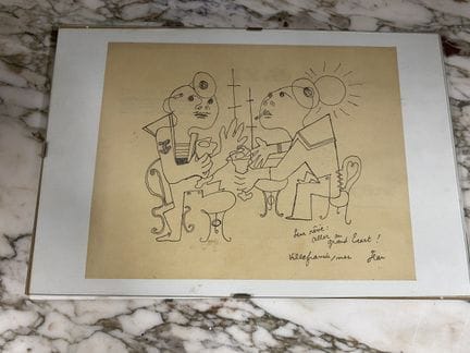 Jean COCTEAU, nach
Illustration für das Jazz-Kabar