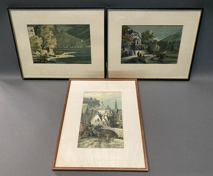 ROTGANS (Deutschland, um 1900)
Landschaften 
Dreit