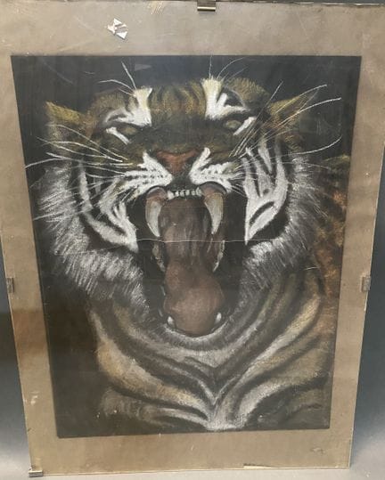 Schule des 20. Jahrhunderts
Tiger
Pastell, unten r