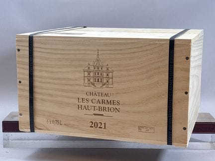 6 Bouteilles, Les CARMES de HAUT BRION 2021 - Pess