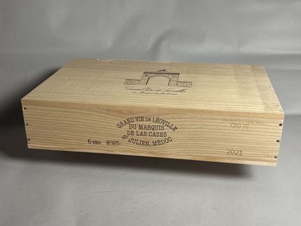 6 Flaschen, Château LEOVILLE Las CASES 2021 – 2. G