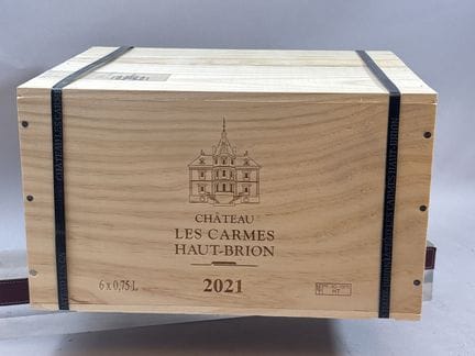 6 Bouteilles, Les CARMES de HAUT BRION 2021 - Pess