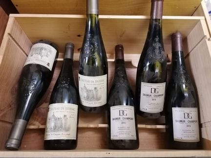Lot comprenant 3 bouteilles 75 cl - DOMAINE DES GR