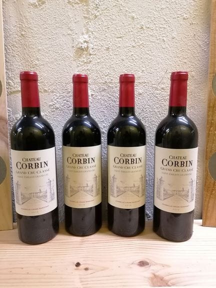 Lot comprenant 4 bouteilles 75 cl - CHATEAU GRAND 