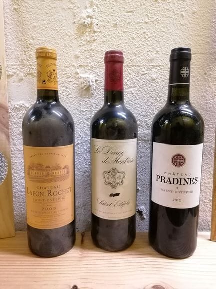 Lot comprenant 1 bouteille 75 cl - CHATEAU LES PRA