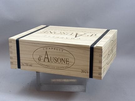 3 Bouteilles La Chapelle d'Ausone 2021 - Gc - Sain