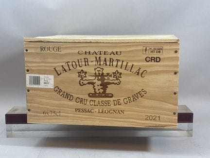 6 Bouteilles, Château LATOUR MARTILLAC 2021 - Gc d